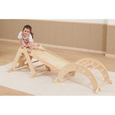 VIGA medinės kopėčios Pikler laipiojimo trikampis Montessori