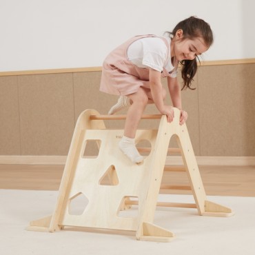 VIGA medinės kopėčios Pikler laipiojimo trikampis Montessori