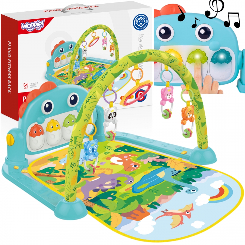 WOOPIE BABY kilimėlis su Dino galvos juosta