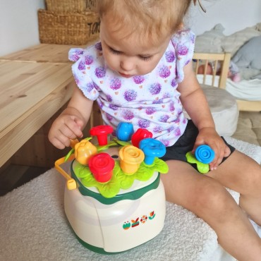 WOOPIE BABY gėlių krepšelių rūšiuotojas mokomasis galvosūkių siūlas