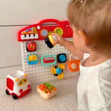 WOOPIE BABY Montessori Manipulative Kitten Car Construction Kit 1