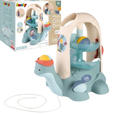 SMOBY LITTLE Užtraukiamas vėžlys su kamuoliuku 12m+
