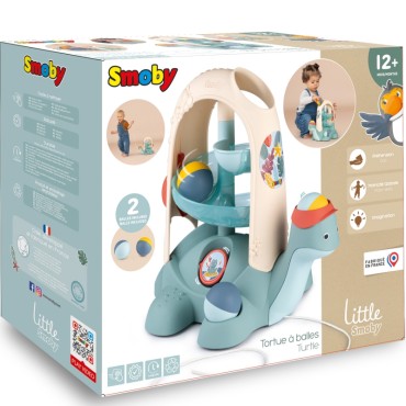 SMOBY LITTLE Užtraukiamas vėžlys su kamuoliuku 12m+