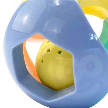 WOOPIE BABY Pastelinis barškutis ropojantis kamuolys 0m+