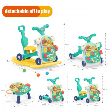 WOOPIE BABY Walker 5in1 daugiafunkcinis mėlynas 1+
