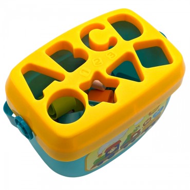 WOOPIE BABY rūšiuotojas 2 viename krūtinės lagaminas + mokomasi abėcėlės ir formų