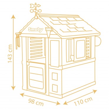SMOBY 4 Seasons Garden House