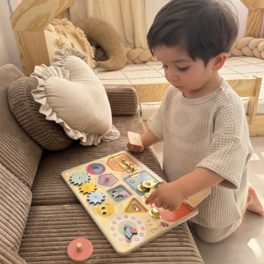 TOOKY TOY Manipuliavimo lenta Spynos Pavaros Rūšiavimo Laikrodis