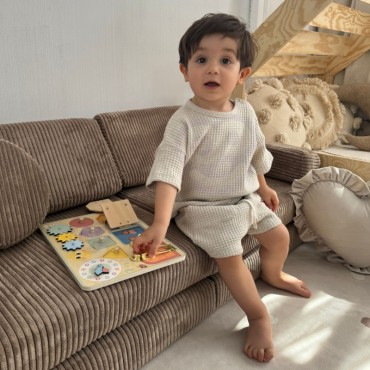 TOOKY TOY Manipuliavimo lenta Spynos Pavaros Rūšiavimo Laikrodis
