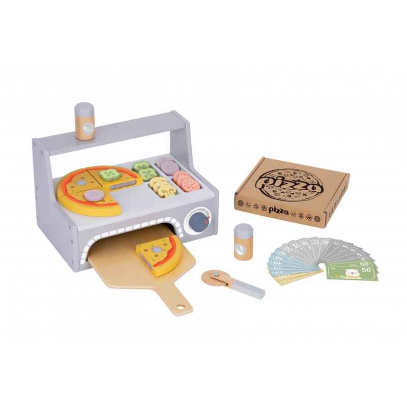 TOOKY TOY Pizzeria Medinės picų kepimo krosnies priedai