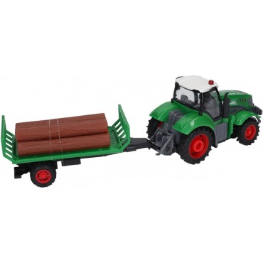 WOOPIE nuotoliniu būdu valdomas traktorius ir priekaba RC – mastelis 1:24
