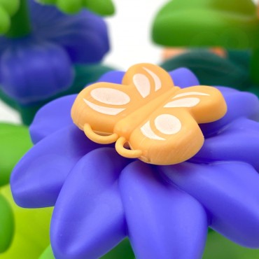 WOOPIE Montessori Magic Garden statybiniai blokeliai XXL 93 vnt.