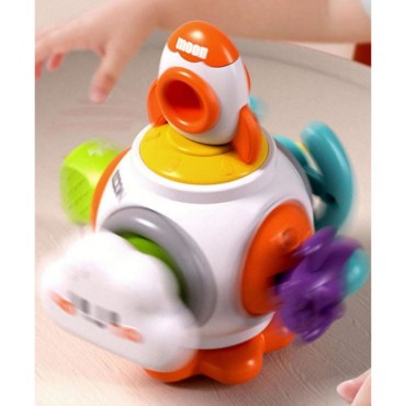 WOOPIE BABY Kosminės raketos kamuolys 6in1 Montessori 18m+