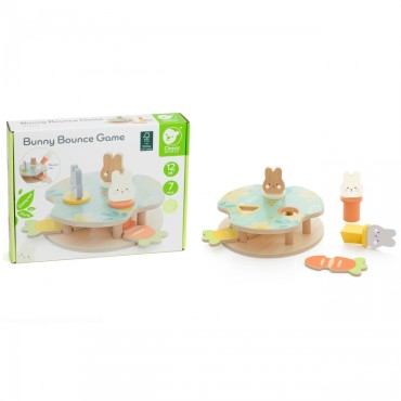 Žaidimas CLASSIC WORLD Wooden Pop Up Bunnies 12m+