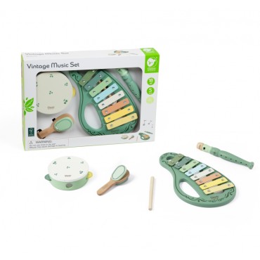 CLASSIC WORLD Medinis senovinių muzikos instrumentų rinkinys 18ms+