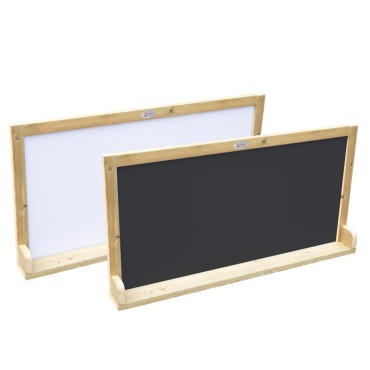 CLASSIC WORLD EDU medinė dvipusė kreidinė lenta - magnetinė edukacinė