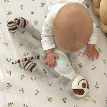 WOOPIE BABY Interaktyvus pliušinis žaislinis projektorius 2in1 Miegantis tinginys