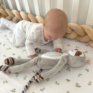 WOOPIE BABY Interaktyvus pliušinis žaislinis projektorius 2in1 Miegantis tinginys