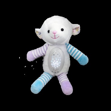 WOOPIE BABY Interaktyvi pliušinė avelė 2in1 projektorius