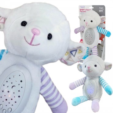 WOOPIE BABY Interaktyvi pliušinė avelė 2in1 projektorius