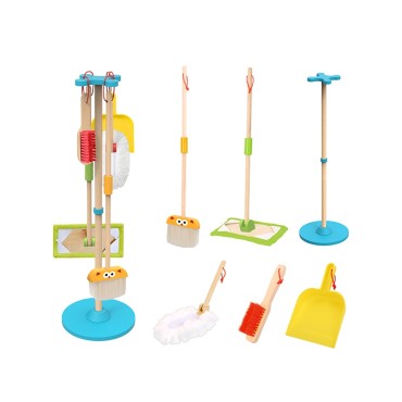 TOOKY TOY medinis valymo rinkinys vaikams 6 el.