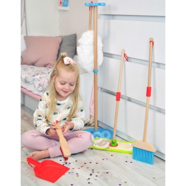 TOOKY TOY medinis valymo rinkinys vaikams 6 el.