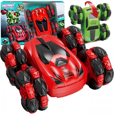 WOOPIE nuotoliniu būdu valdomas automobilio RC Acrobat 360 sukimasis su 2,4 GHz nuotolinio valdymo pultu