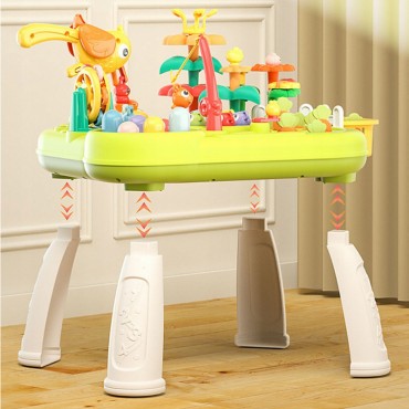 WOOPIE BABY Interaktyvus mokomasis daugialypis stalas 8in1 Montessori