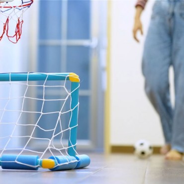 WOOPIE vandens rinkinys Krepšinis 2in1 Futbolas Vartai + Kamuoliai + Pompa