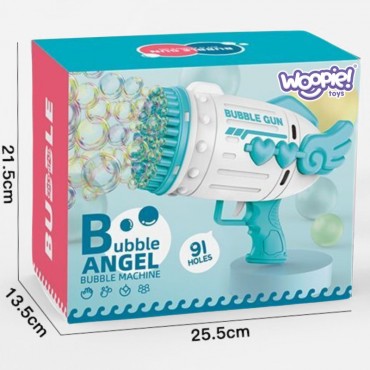 WOOPIE burbulinis pistoletas 91 skylių mėlynas