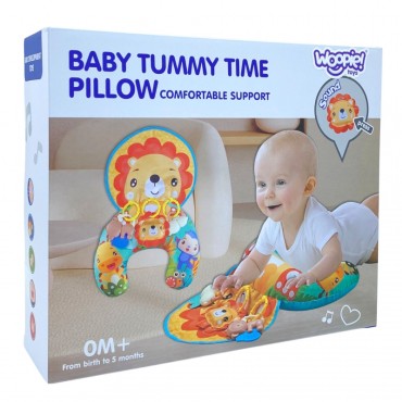 WOOPIE BABY Croissant pagalvė interaktyvi mokomoji kilimėlis barškučiai