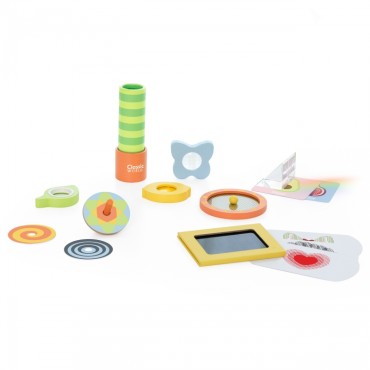 CLASSIC WORLD Optical Experiments Sensory Set Senses Training 16 vnt.