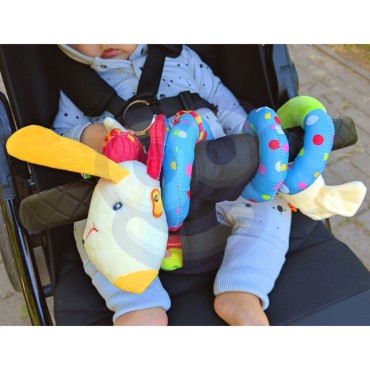 WOOPIE BABY minkštas spiralinis pakabukas, skirtas šunų vežimėliui