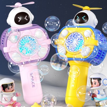 WOOPIE astronautų mašina muilo burbulams gaminti rožiniais