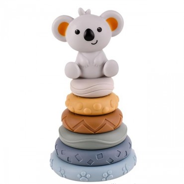 WOOPIE mokomoji piramidės koala rinkinys 2in1 dantukai