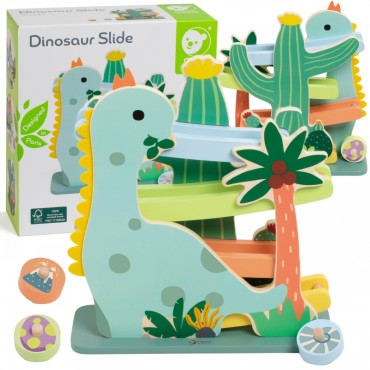 CLASSIC WORLD Spalvingas slidžių dinozaurų takelis 5 vnt.
