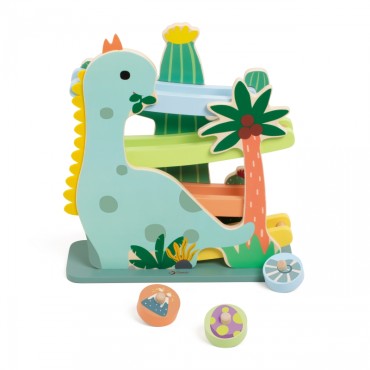 CLASSIC WORLD Spalvingas slidžių dinozaurų takelis 5 vnt.