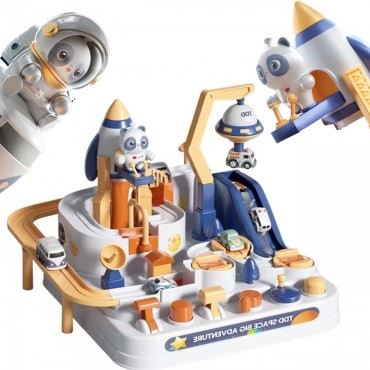WOOPIE interaktyvioji automobilių trasa „Panda's Space Adventure“