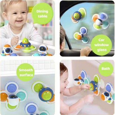 WOOPIE BABY Space Spinner Pop-it sensorinis žaislas Keičiamas 3 vnt.