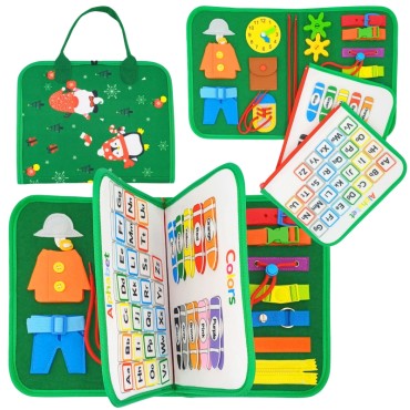 WOOPIE mokomoji knyga Montessori lagaminas - Kalėdinis leidimas