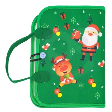 WOOPIE mokomoji knyga Montessori lagaminas - Kalėdinis leidimas