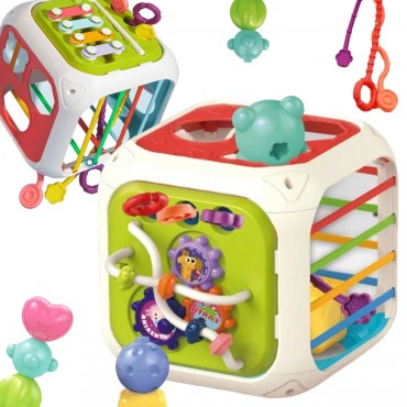 WOOPIE BABY sensorinis edukacinis veiklos kubas