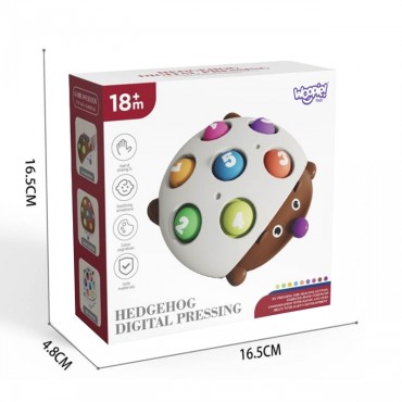 WOOPIE Hedgehog Pop-it Numbers Fidget Toys