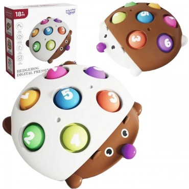 WOOPIE Hedgehog Pop-it Numbers Fidget Toys