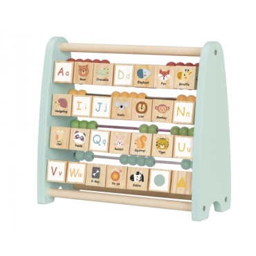 TOOKY TOY Dvipusės abacus abėcėlės nuotraukos