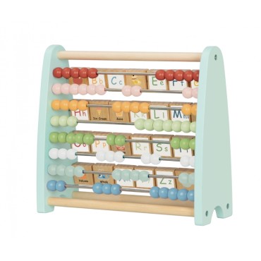 TOOKY TOY Dvipusės abacus abėcėlės nuotraukos