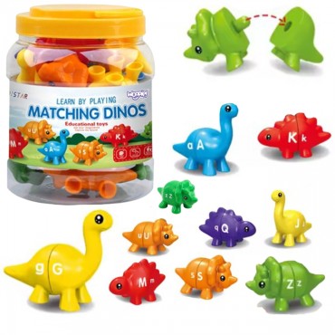 WOOPIE Montessori figūrėlių dinozaurų edukacinis rinkinys 