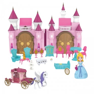 WOOPIE Interactive Magic Palace rinkinys princesė + vežimėlis ir priedai