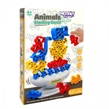WOOPIE arkadinis žaidimas „Balance Animals“ Gyvūnų bokštas