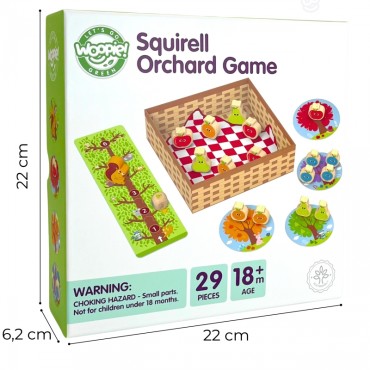 WOOPIE GREEN Squirrel in the Orchard Family stalo žaidimas FSC